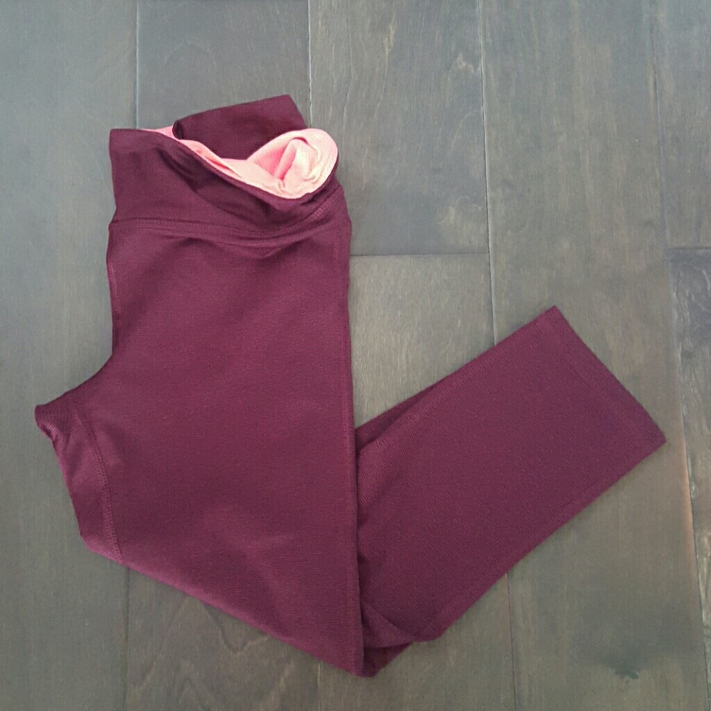 Cute Burgundy Workout pants